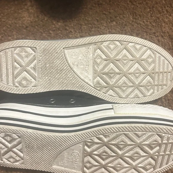 Converse Black Glitter Platform Sneakers - Picture 5 of 8